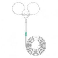 Paediatric Curved Prong Cannula Tube, 2.1m length 1163
