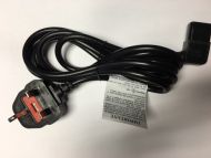 Devilbiss 515 and 1025 Angled Mains Power Lead UK 180-0003-007