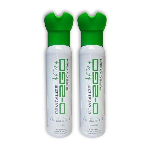 O2GO 18L Oxygen Can with Face Cup 36L (2 x 18L CAN)