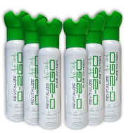 6 x O2GO 18L Oxygen Can with Integral Mask  99.5% Pure Oxygen