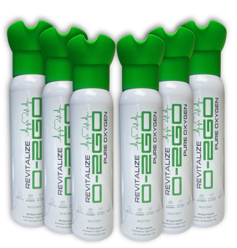 O2GO 18L Oxygen Can with Face Cup 108L (6 x 18L CAN)