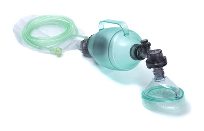 Adult, BVM resuscitation system, 1L bag  (40cm H2O), size 4 mask