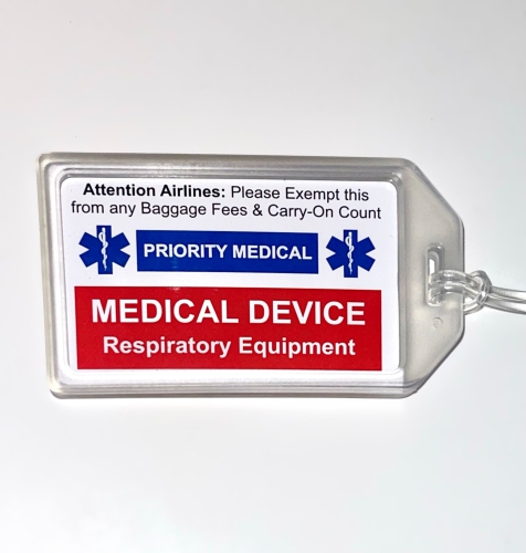 Medical Device Tag carry on exemption