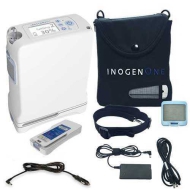 USED 108 Hour Inogen One G4 Portable Oxygen Concentrator 8 Cell w/ Mains Charger and Car Charger - 9 Month Warranty for Sieves and Accessories - 24 Months Warranty on Machine