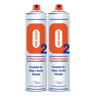 2 X O2 10 Litre Oxygen Can Sport