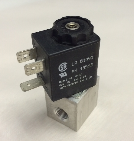 Replacement Oxygen Station Solenoid Valve and Coil
